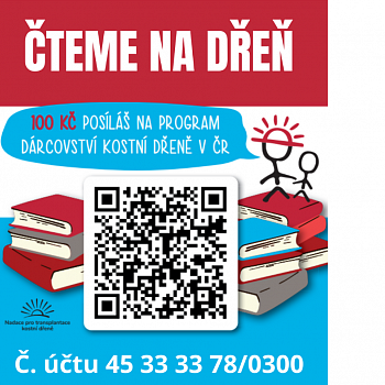 Čteme na dřeň – kampaň, která pomáhá zachraňovat životy
