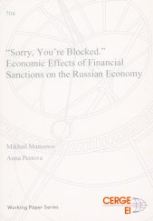 "Sorry, you're blocked" :economic effects of financial sanctions on the Russian economy