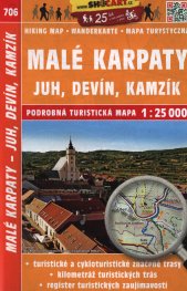 Malé Karpaty :juh = Kleine Karpaten - Süd : Devín, Kamzík : turistická, lyžiarská a cykloturistická mapa 1:25 000