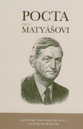 Pocta prof. Matyášovi
