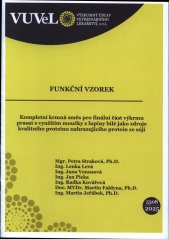 Kompletní krmná směs pro finální část výkrmu prasat s využitím moučky z lupiny bílé jako zdroje kvalitního proteinu nahrazujícího protein ze sóji