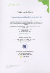 Funkční vícevrstvá buněčná náhrada kůže :funkční vzorek (Gfunk)
