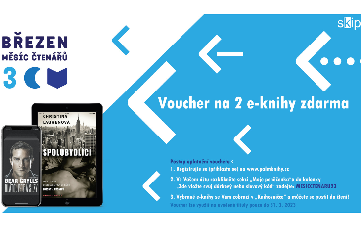 E-knihy zdarma jako dárek k Březnu - měsíci čtenářů