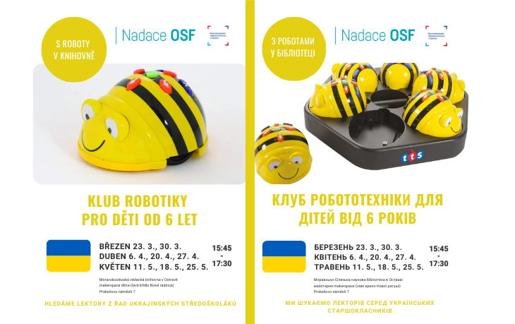 S roboty v knihovně