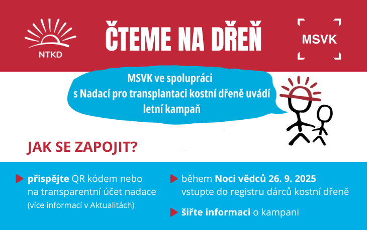 Čteme na dřeň – kampaň, která pomáhá zachraňovat životy