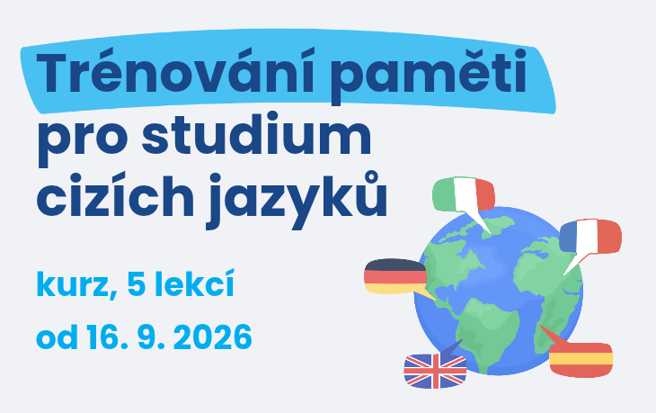 Kurz trénování paměti pro studium cizích jazyků